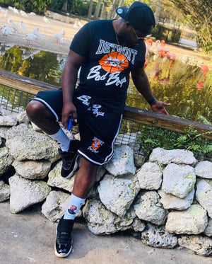 Detroit Bad Boys Shorts - Black