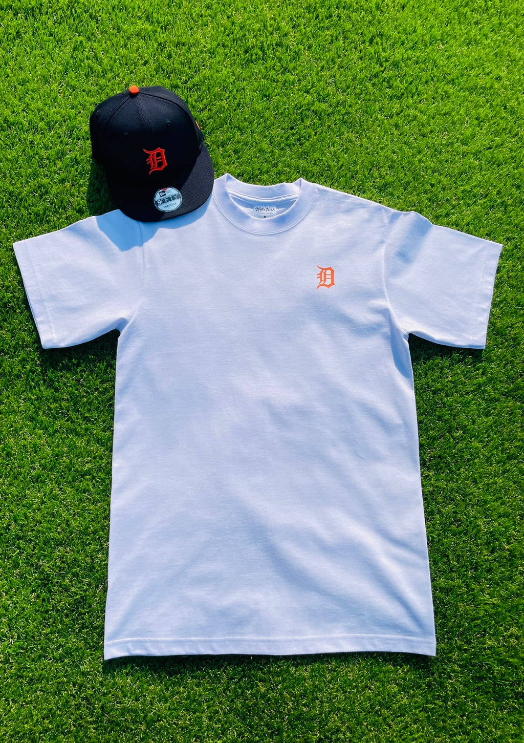 The Detroit Tee - (Orange English D)