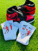 MJ 1985 Dunk Contest Socks - (White Dri-Fit)