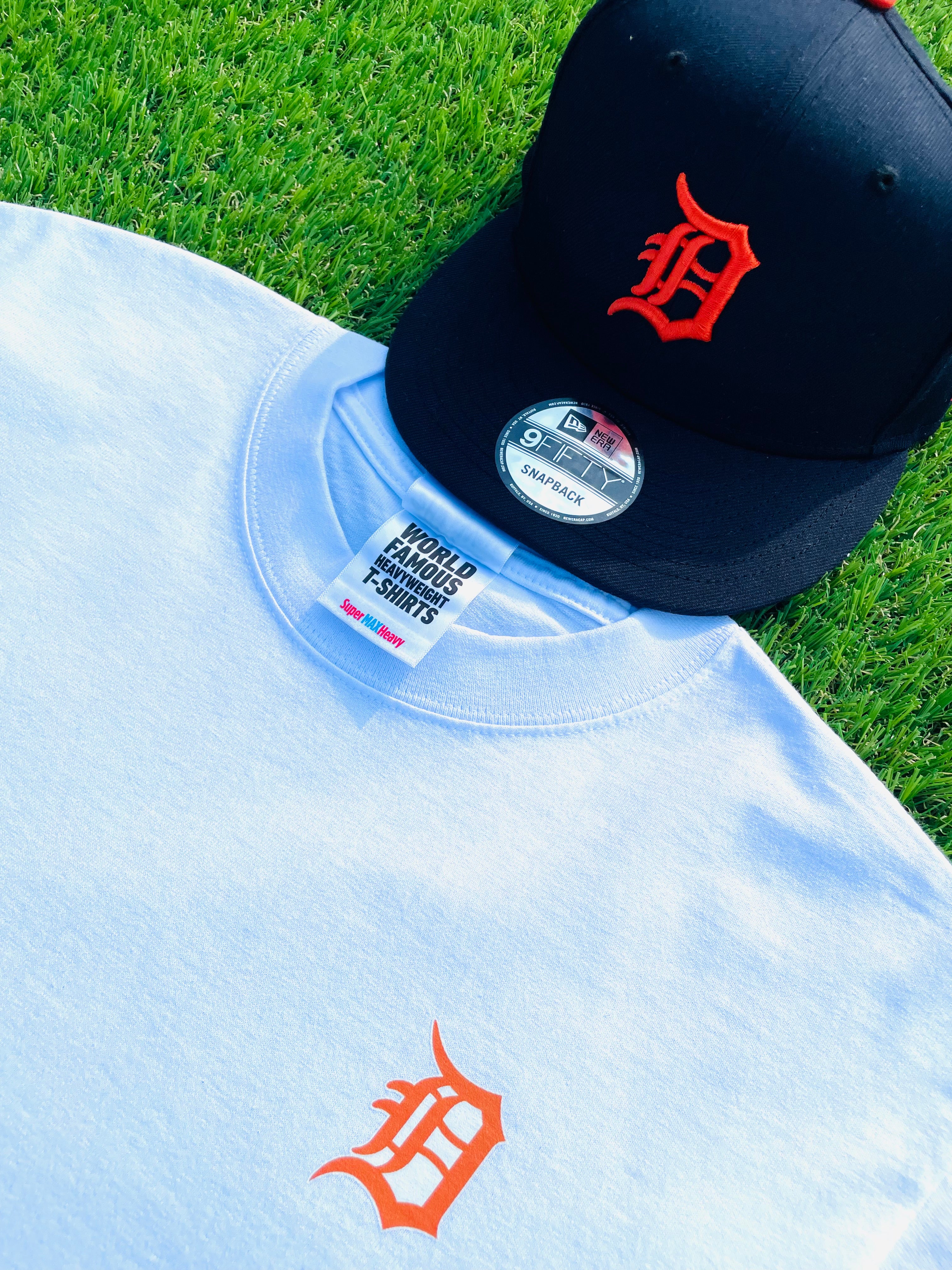 The Detroit Tee - (Orange English D)