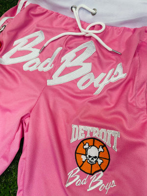 Detroit Bad Boys Shorts - Pink