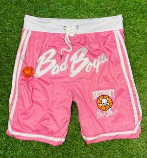 Detroit Bad Boys Shorts - Pink