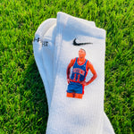 "Zeke" Socks - (White Dri-Fit)