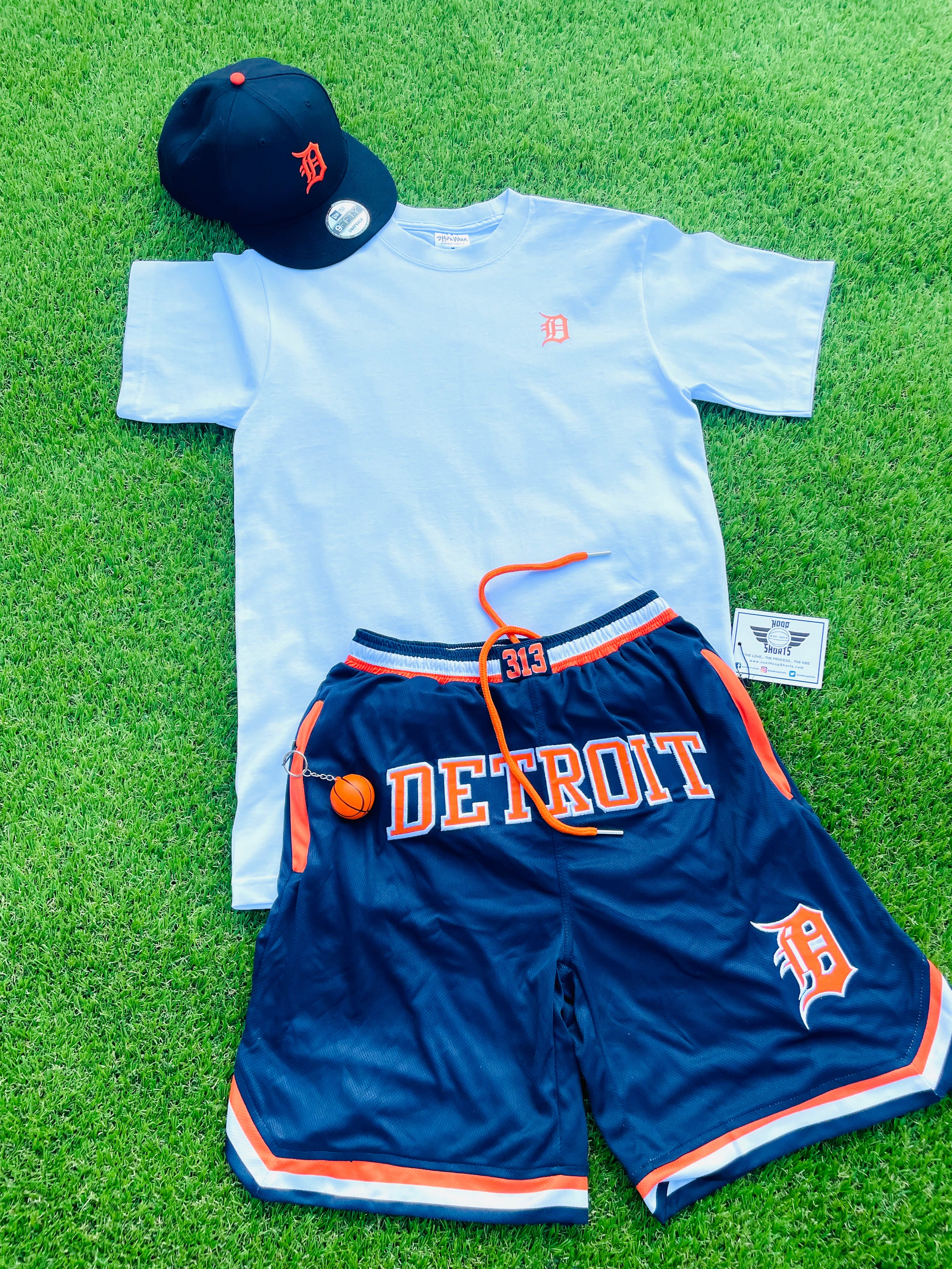 The Detroit Tee - (Orange English D)