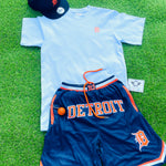 The Detroit Tee - (Orange English D)