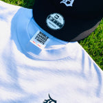 The Detroit Tee - (Navy Blue English D)