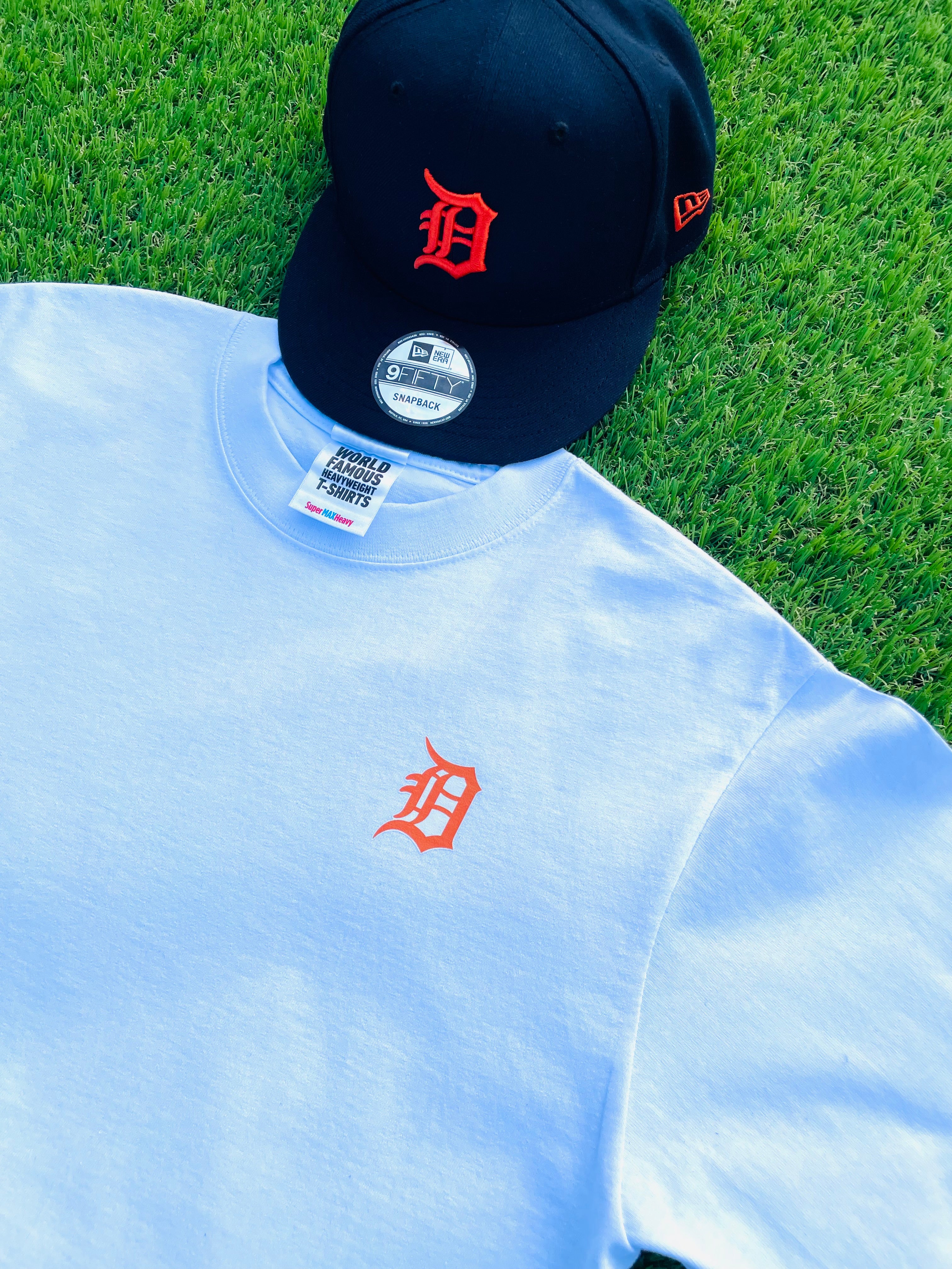 The Detroit Tee - (Orange English D)