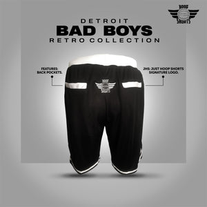 Detroit Bad Boys Shorts - Black