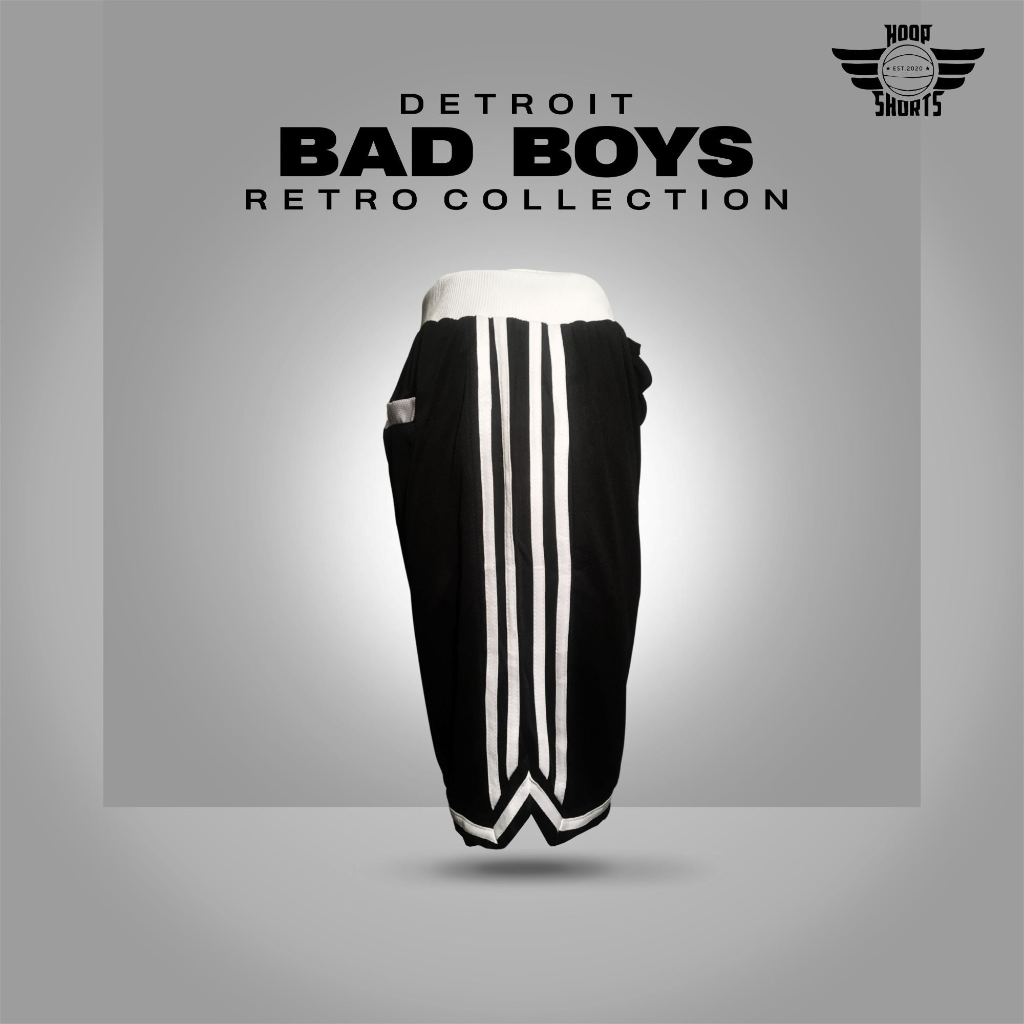 Detroit Bad Boys Shorts - Black