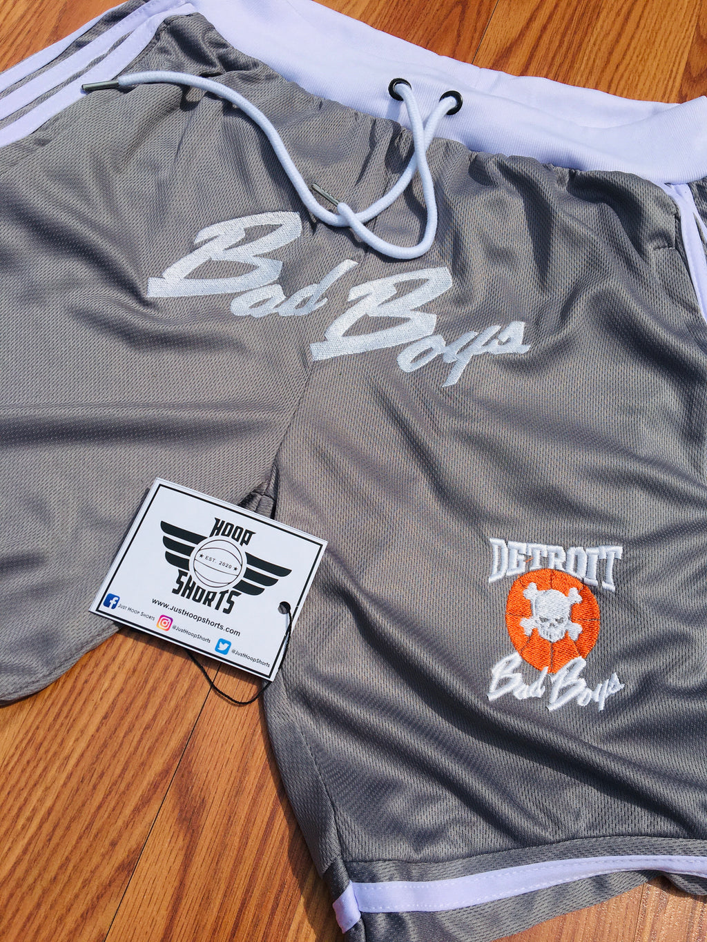 Detroit Bad Boys Shorts - Gray