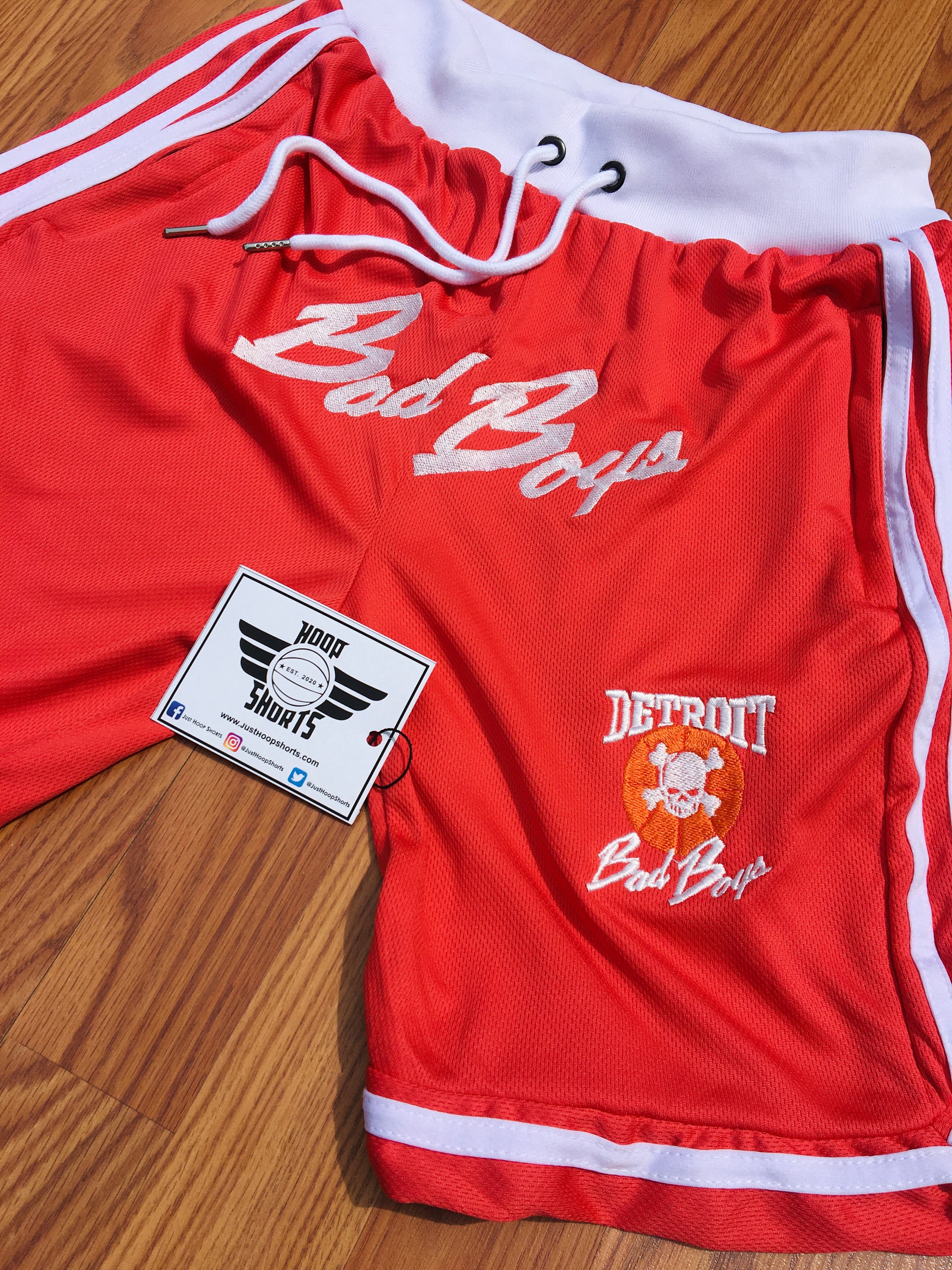 Detroit Bad Boys Shorts - Red